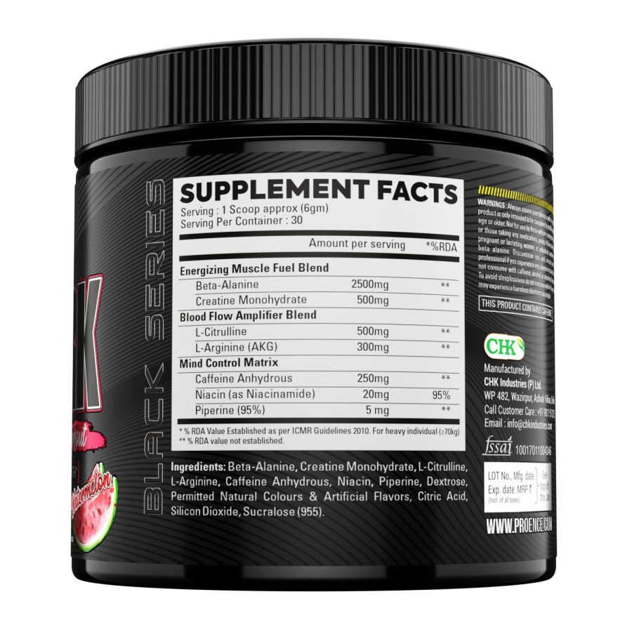 Proence Spark | Hardcore Pre-Workout Supplement