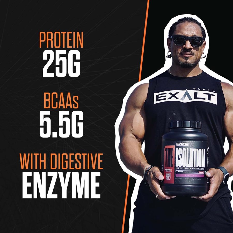 Exalt Supps The Isolation Pure Whey Isolate With Digestive Enzymes